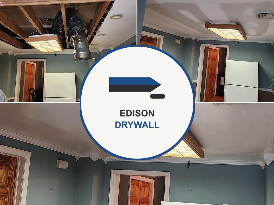 Drywall Repair by a drywall crew in Toms River, NJ