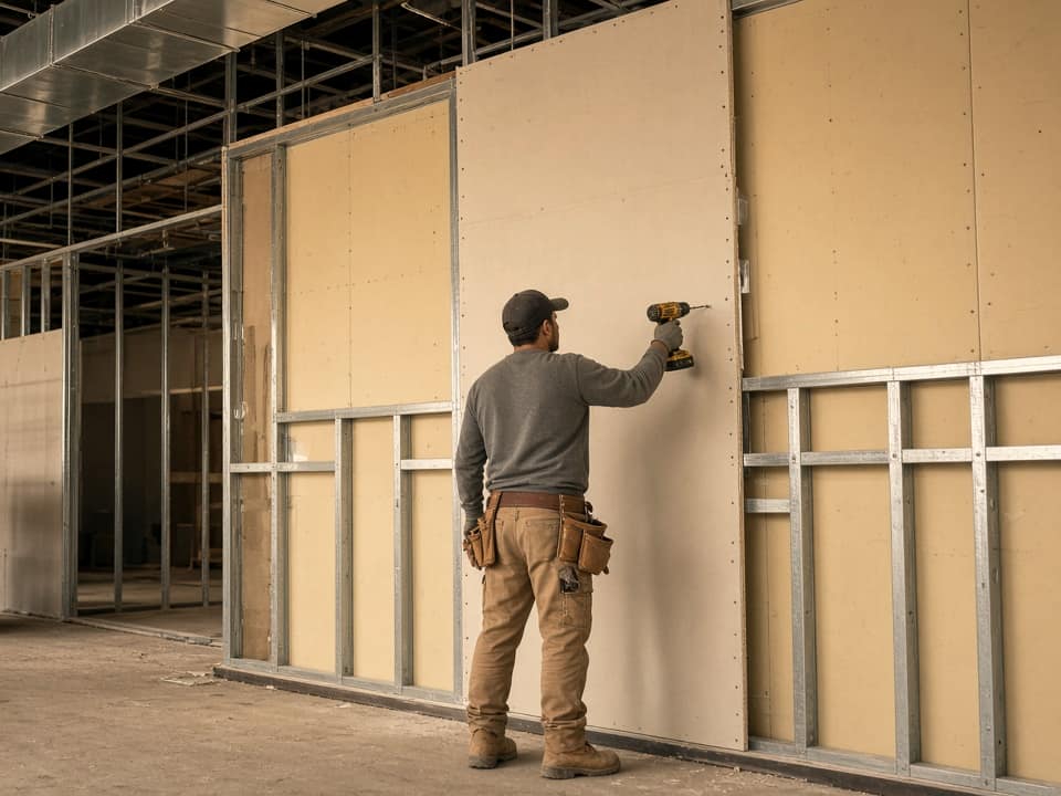 Drywall job photo