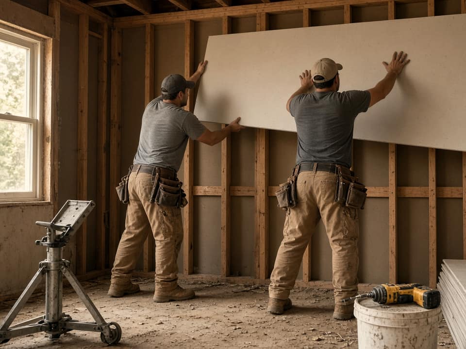 Drywall job photo