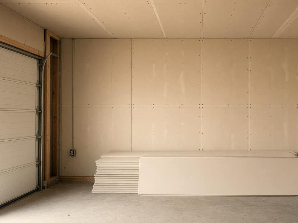 Drywall job photo